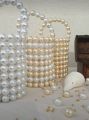 Beaded pearl bag. 