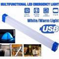 Magnetic USB Rechargeable Emergency Led Tube Light Energy Saving Night Light LED Hand Torch Portable Emergency Lighting. 