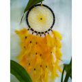 Yellow & Orange Mix Colour Feathers  Dream Catcher For Bed Room Birthday Gift Home Decoration. 