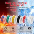 18 AWG Stranded Electrical Wire 18 Gauge Tinned Copper Wires Flexible Silicone Electric Hookup Wire Kit 16.4ft/5m Each Colors. 