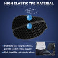 Motorcycle Seat Cushion 3D Honeycomb Anti-slip Motorcycle Gel Seat Cushion Moto Pressure Relief Ride Seat Pad Moto Accessories. 