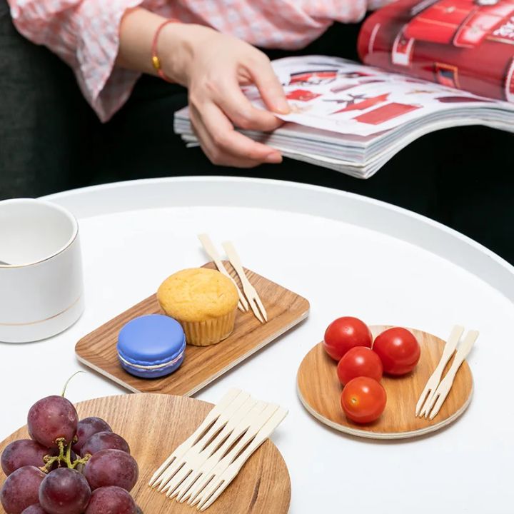 50/100PCS%20Bamboo%20Disposable%20Wooden%20Fruit%20Fork%20Dessert%20Cocktail%20Set%20Party%20Home%20Household%20Decor%20Tableware%20Supplies%20-%20Image%206