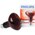 Philips Infrared Physiotherapy 100W 230V R95 IR E27 Heat Light Lamp Bulb. 