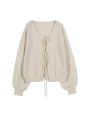 Women's commuter casual loose solid-coloured jumper V-neck autumn and winter cardigan with 2025 autumn and winter new. 