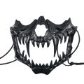 Japanese Anime Dragon God Skeleton Half Face Mask Cosplay Animal Skeleton Masks Unisex Halloween Carnival Party Props Assessor. 