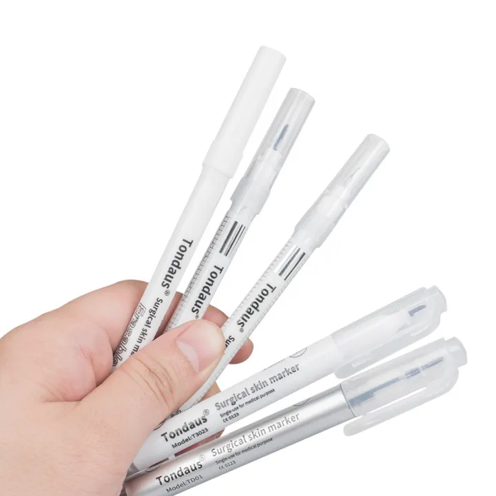 2Pcs%20Skin%20Marker%20Pen%20With%20Ruler%20Eyelash%20Extension%20Tool%20Sterilized%20Package%20For%20Tattoo%20Eyelashes%20Piercing%20Scribe%20Skin%20Marker%20Pen%20-%20Image%206