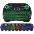 I8 Backlit Mini Wireless Keyboard English 2.4G Air Mouse Remote Touchpad for Android TV Box PC X96 H96 Max 7 Color. 