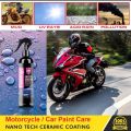 Flamingo Crystal Coating 250ML. Ceramic Coating for Motorcycle / Car Paint Care Nano Hydrophobic Coating Waterproof High Gloss Shine Liquid Polish Wax. 