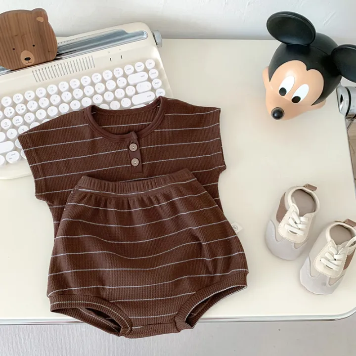 Summer%20Baby%20Girls%20Clothes%20Set%20Stripe%20Boys%20Infant%20Clothing%20Set%20Top%20PP%20Shorts%20Suit%202PCS%20Outfits%20Toddler%20Baby's%20Leisure%20Sports%20Set%20-%20Image%204
