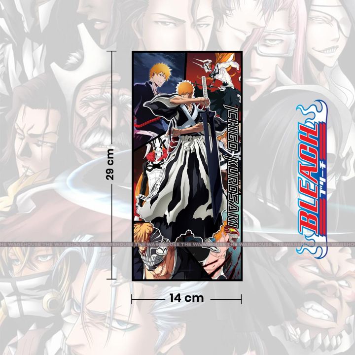Bleach%20Anime%20Series%20Poster%20Set%2015%20Pieces%20Premium%20Quality%20And%20Print%20Ichigo%20Aizen%20Kenpachi%20Kisuke%20Yoruichi%20Byakuya%20Shunsui%20Yamamoto%20Rukia%20Renji%20Toshiro%20Grimmjow%20Ulquiorra%20Shinji%20Mayuri%20Collectible%20-%20Image%202
