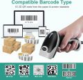 JRHC Handheld 2D Barcode Scanner USB QR Code Scanner Wired Automatic 1D 2D&PDF417 Data Matrix Bar Code Reader Plug and Play. 