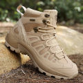 Fashion Men's Boots Combat Boots Outdoor Non-slip Hiking Boots Lightweight Men Desert Boots Motorcycle Boots.