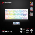 FANTECH MAXFIT8 MK921 - QMK WIRELESS MACHANICAL KEYBOARD WHITE. 