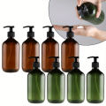 4PCS 300ml Bathroom Soap Dispenser Reusable Hand Pump Dispenser Bottle Bathroom Shower Gel Shampoo Refillable Bottle Container. 
