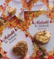 Pack of 15 Mayun /Mehndi Favours card(only card). 