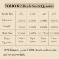 Japan TOHO Beads Round Glass Seeds Beads Boho Diy Handmade Loose Beads For Clothing Accessories PF557/PF558 10grams/bag. 