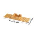 Wooden Couch Armrest Table with Cup Holder Anti-Slip Sofa Arm Tray Snacks Organizer for Living Room Bedroom Couch Protector. 