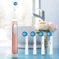4/8/16 Pack Sensitive Gum Care Replacement Brush Heads Compatible with Oral b Braun Electric Toothbrush,White.
