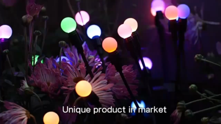 Multicolor Mode 10 Bulb Solar Light Outdoor Waterproof Garden Sunlight