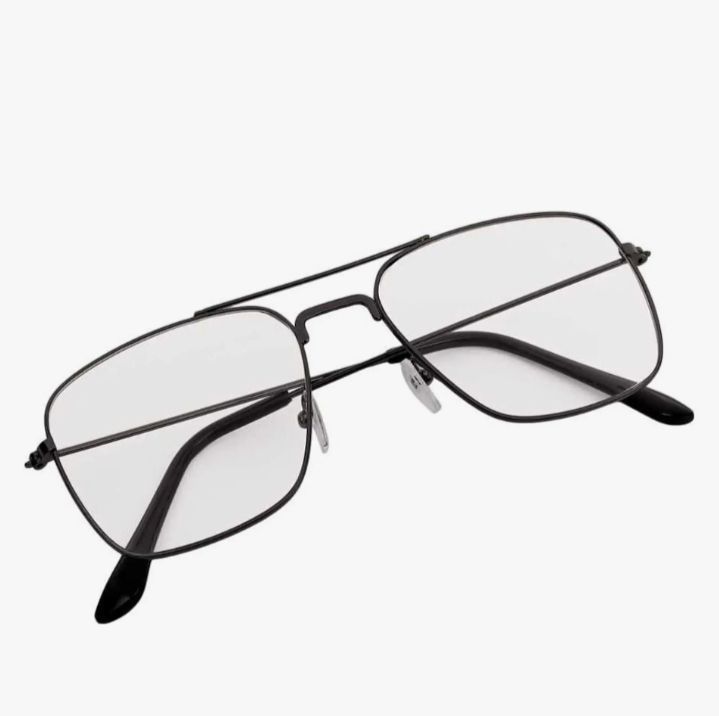 Rectangular%20Spectacle%20Frame%20Sunglasses,%20Clear%20Lenses%20-%20Image%203