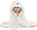 Baby Hooded Towel 31x31 in - Organic Cotton Bath Set, Quick Dry & Absorbent with Animal Design (Baby Shower , 1-Piece Set). 