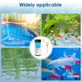 100 Pcs 9-IN-1 Aquarium Test Fish Tank Test Kit with Test Tube Water Quality Monitor pH Test Strips Strips Easy Fast Accurate. 