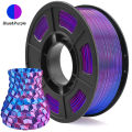 Dual Color PLA 3D Printer Filament 1.75mm 250g Spool, High Precision Printing Material for Most FDM 3D Printers. 