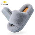 Pmoiste Furry House Slippers Women Comfortable Soft Warm EVA Platform Memory Foam Bedroom Shoes Slip On Winter Girls Indoor. 