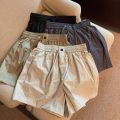 Thin Quick Drying Shorts Women's Summer Loose Casual Wide Leg Pants Elastic Waist Ultra Short Shorts Plus Size Women's Clothing. 