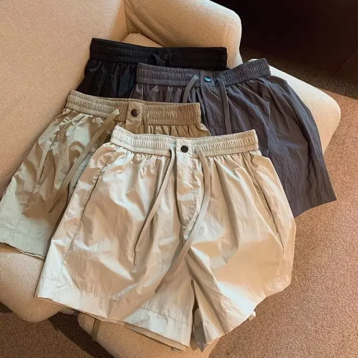 Thin%20Quick%20Drying%20Shorts%20Women's%20Summer%20Loose%20Casual%20Wide%20Leg%20Pants%20Elastic%20Waist%20Ultra%20Short%20Shorts%20Plus%20Size%20Women's%20Clothing%20-%20Image%202