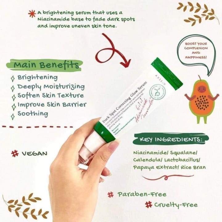 AXIS%20-Y%20Dark%20Spot%20Correcting%20Glow%20Serum%20Niacinamide%205%25%20Squalane%20Hippophae%20Rhamnoides%20Fruit%20Extract%2050ml%20-%20Image%202
