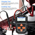 KONNWEI KW208 12V Car Battery Tester 100 to 2000CCA Cranking Charging Circut Tester Battery Analyzer 12 Volts Battery Tools. 