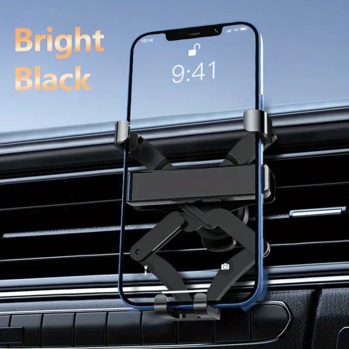 Car%20Air%20Vent%20Gravity%20Sensor%20Aluminum%20Navigation%20Upgraded%20Adjustable%20Horizontally%20And%20Vertically%20Cell%20Phone%20Holder%20For%20All%20Phones%20-%20Image%202