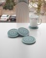 Jesmonite Concrete Mandala Coasters. Beautiful handmade coasters, Coasters, coaster Set, Mandala. 