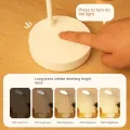 Desk Lamp LED Folding Table Lamp USB Rechargeable 3 Levels Dimmable Eye Care Night Lamp for Room Bedside Study Office Lighting. 