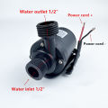 Submersible Water Pump 12V High Pressure Ultra Quiet Solar DC 24V Lift 5M 800L/H Brushless Motor Water Pumps with Brass Joints. 