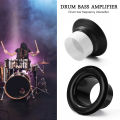 Drum Bass Bottom Microphone Loudspeaker Voice Sound Amplifier Drum Accessories Bass Hole Protection Attachment. 