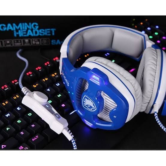 Sades SA903 USB 7.1 Surround Sound Stereo Gaming Headset with Mic For PC Laptop