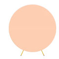Round Wedding Arch Cover Fitted Wedding Arch Stand Cover Round Top Arch Backdrop Cover for Birthday Party Ceremony Banquet Decor.