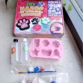 /DIY Taba Squishy Kit Set Liquid Gel, Liquid Silicone Squishy Making Kit Perfect Kawaii Taba Squishy Cat Cartoon Characters. 