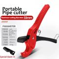 DELIXI ELECTRIC Pipe Cutter，Pipe Scissors SK5 Material Ratchet Cutter PVC/PU/PP/PE Hose Cutting Hand Tool，for Plumber，Homeowners. 