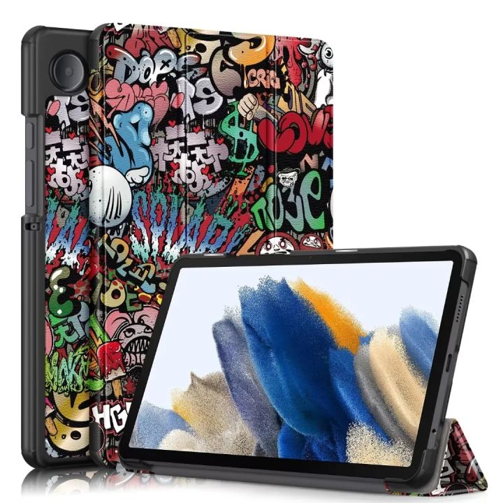 For%20%20%20Tab%20A9%202023%20Case%208.7%20inch%20Magnetic%20Tri-Folding%20PU%20Leather%20Stand%20Cover%20for%20%20Tab%20A9%20SM-X110%20X115%20Tablet%20-%20Image%202