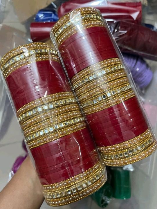 Indian bridal bangles Set full 2hand