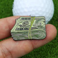 New Golf Accessories Creative Metal Dollar Enamel Ball Mark Marker Ball Position Marking LY68542.
