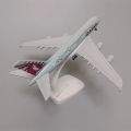 AIR QATAR Airways Airbus 380  Airplane Model Diecast Plane Model Aircraft w Wheels Landing Gears. 