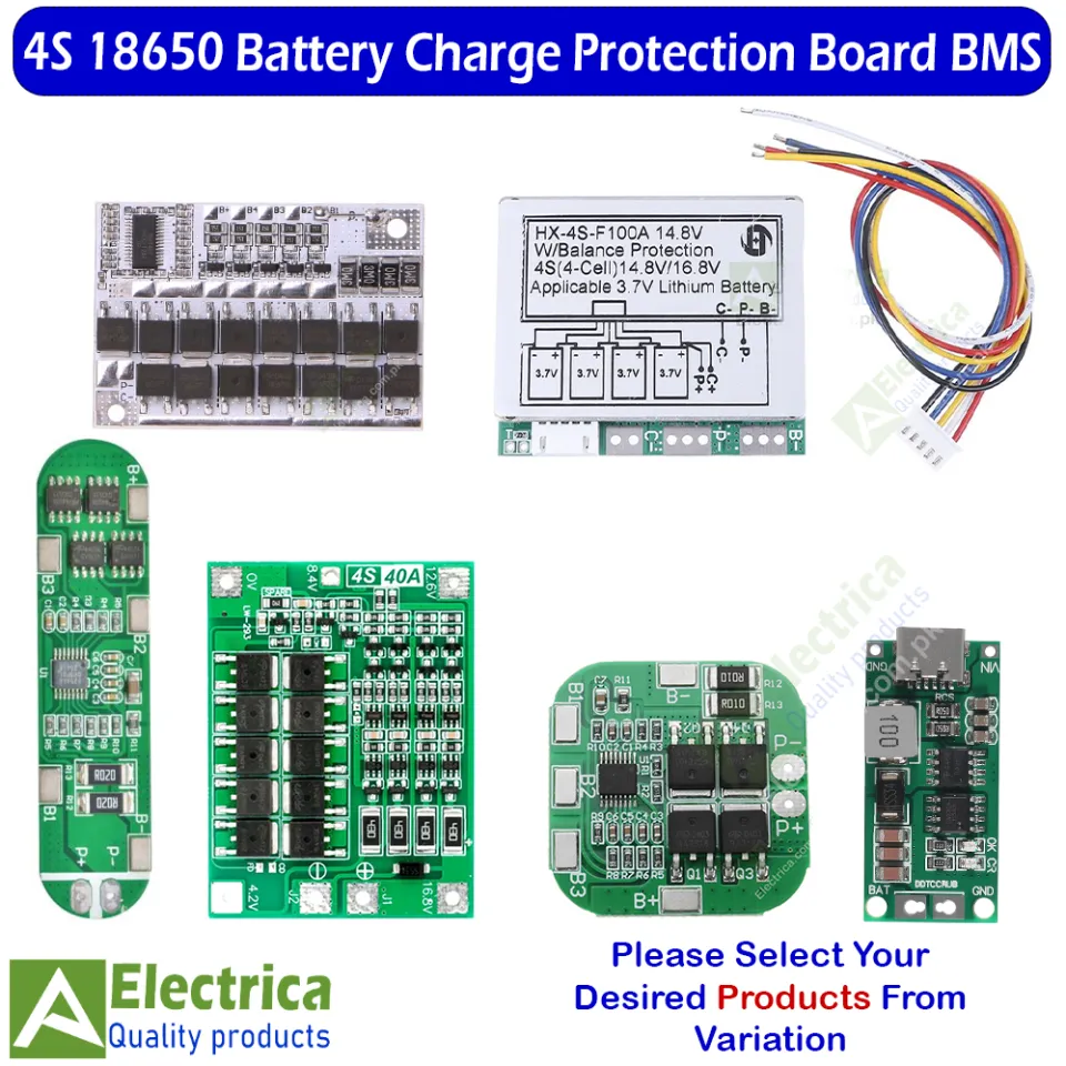4S 12V BMS Battery Protection Board – 10A/20A40A/100A Battery