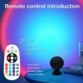 Sunset Lamp Night Light Projection Lamps  Light with Remote Mood Lighting Rainbow Sunlight Lamp Led Colorful Changing. 