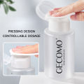 GECOMO Hyaluronic acid makeup remover-3-in-1 Eye, Lip, and Face Cleanser,Gentle, Suitable for Sensitive Skin, Pump Bottle.