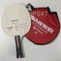 SANWEI TR-3 Table Tennis Blade Elastic 5-PLY Wood Offensive Ping Pong Blade with Good Control. 