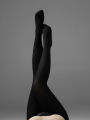 Women's  Comfortable Black Large Size Elastic Thin Pantyhose Single Pack - Soft Stretchy Leggings for Plus Size Ladies. 